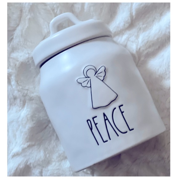 NEW Rae Dunn Christmas Peace Angel Canister - Picture 3 of 6